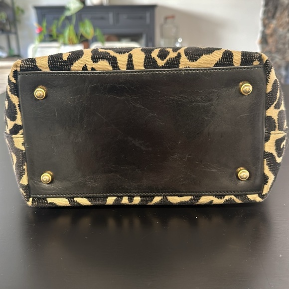 Vintage Kate Spade Animal Print Tote - Picture 4 of 8